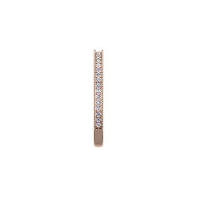 Ryleigh Milgrain Pave Band