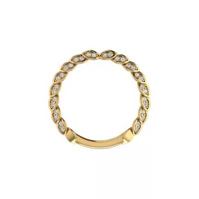 Cataleya Pave Leaf Band