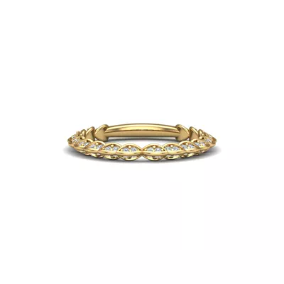 Cataleya Pave Leaf Band