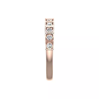 Kenzie Square Pave Band