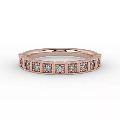 Kenzie Square Pave Band