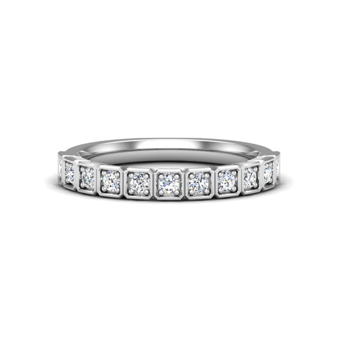Kenzie Square Pave Band