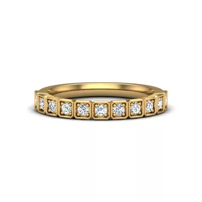 Kenzie Square Pave Band
