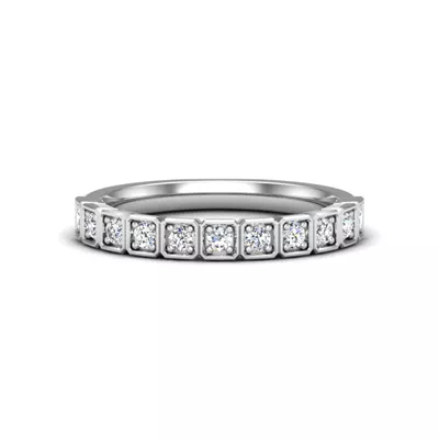 Kenzie Square Pave Band
