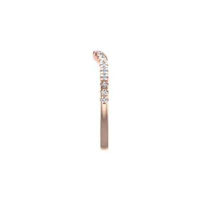 Bella Pavé Contoured Band