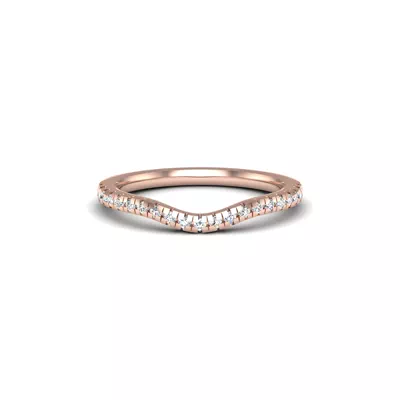 Bella Pavé Contoured Band