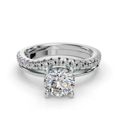 Bella Pavé Contoured Band