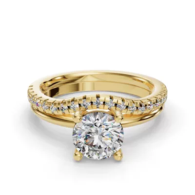 Bella Pavé Contoured Band