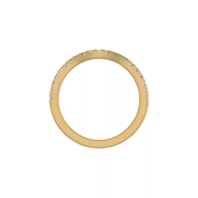 Bella Pavé Contoured Band