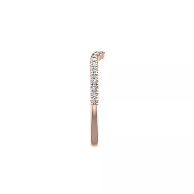 Kennedy Pavé Contoured Band