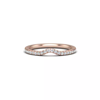 Kennedy Pavé Contoured Band
