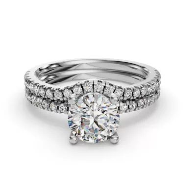 Kennedy Pavé Contoured Band