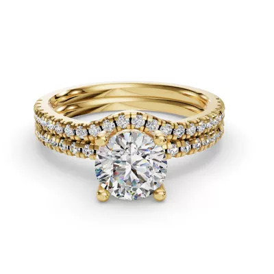 Kennedy Pavé Contoured Band