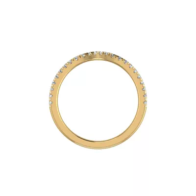 Kennedy Pavé Contoured Band