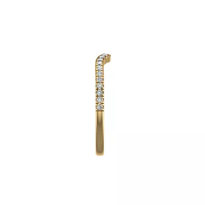 Kennedy Pavé Contoured Band