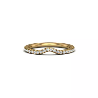 Kennedy Pavé Contoured Band
