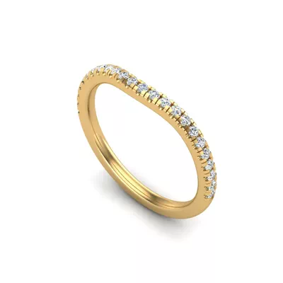 Gabriella Pavé Contoured Band