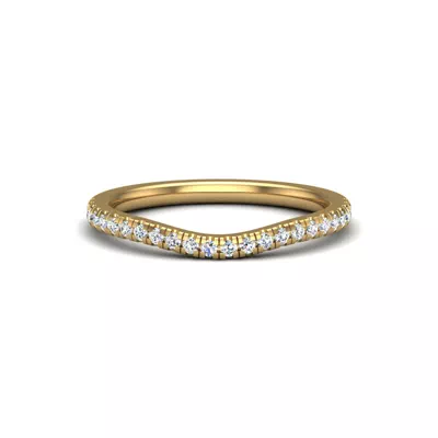Gabriella Pavé Contoured Band