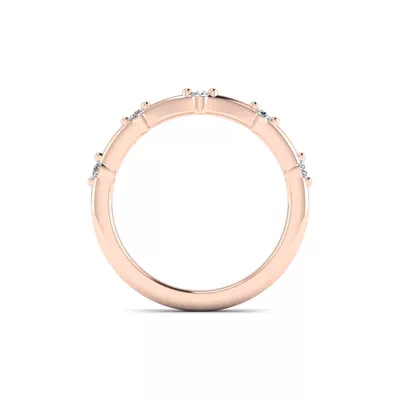 Mariana Curved Pave Band