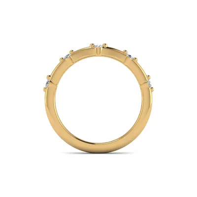 Mariana Curved Pave Band