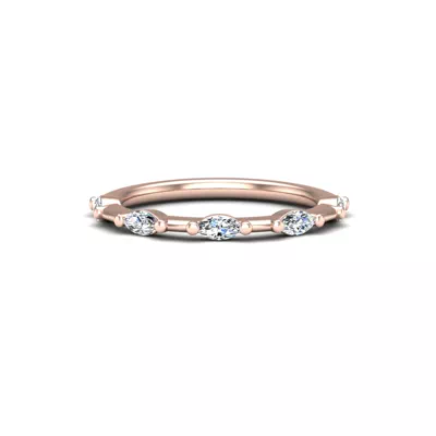 Navy Pave Band