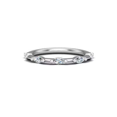 Navy Pave Band