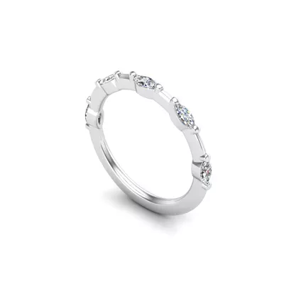 Navy Pave Band