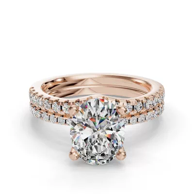 Emelia Curved Pave Band