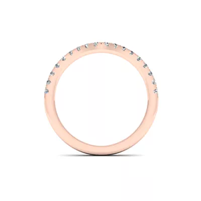 Emelia Curved Pave Band