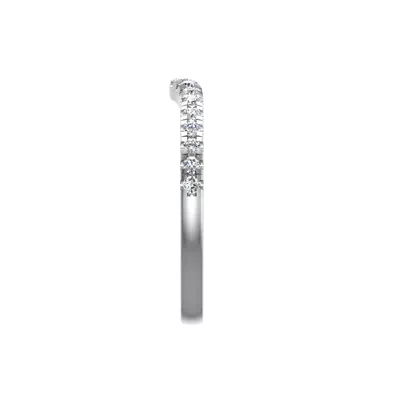 Emelia Curved Pave Band