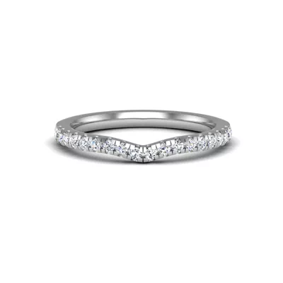 Emelia Curved Pave Band
