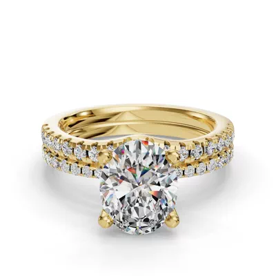 Emelia Curved Pave Band