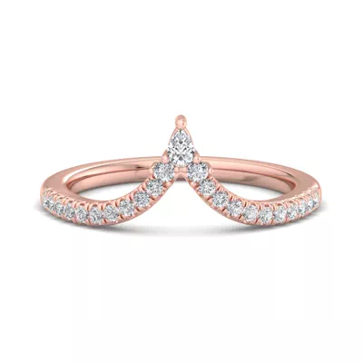 Holly Pave Chevron Band