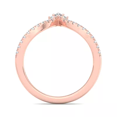 Holly Pave Chevron Band