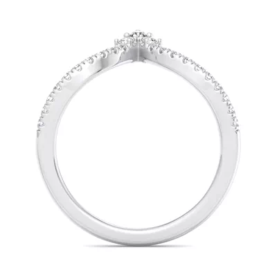 Holly Pave Chevron Band