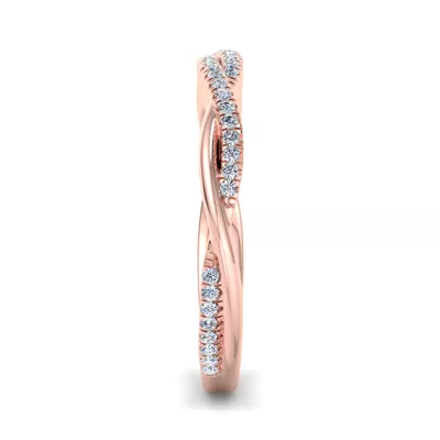 Jimena Twisted Pave Band