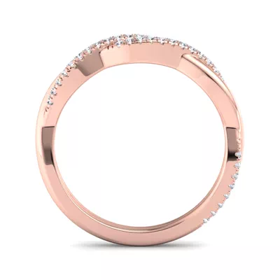 Jimena Twisted Pave Band