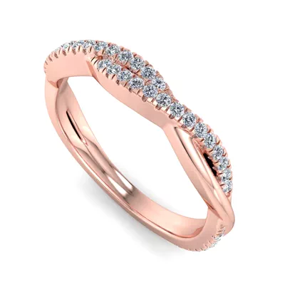 Jimena Twisted Pave Band