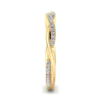 Jimena Twisted Pave Band