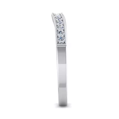 Xiamora Pavé And Migraing Curved Band