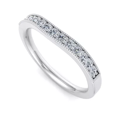 Xiamora Pavé And Migraing Curved Band