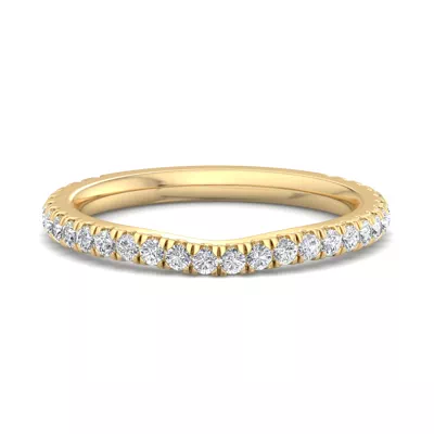 Katalina Pavé Curved Band