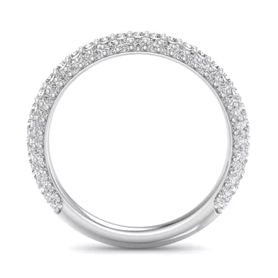 Skyler Rolled Pavé Band