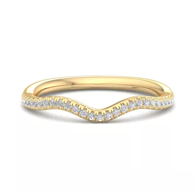 Kaliyah Curved Pavé Band