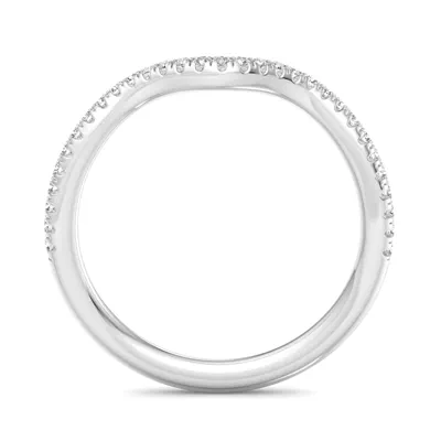 Kaliyah Curved Pavé Band