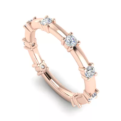 Alanna Spaced Diamond Band