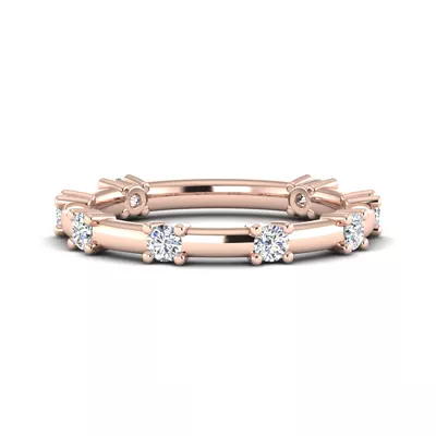 Alanna Spaced Diamond Band