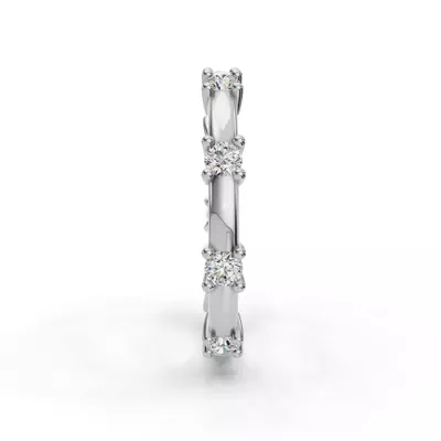 Alanna Spaced Diamond Band