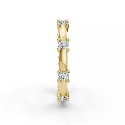 Alanna Spaced Diamond Band