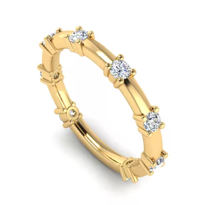 Alanna Spaced Diamond Band